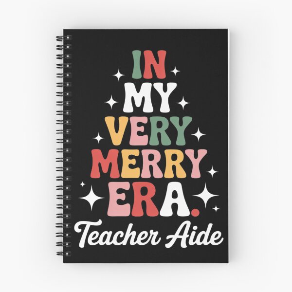 Item preview, In My Very Merry Teacher Aide Era Christmas Groovy Matching designed and sold by angolinnArt.