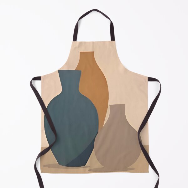 Item preview, Arte mural minimalista con jarrones: bodegón moderno de mediados de siglo designed and sold by Minimal Calm.