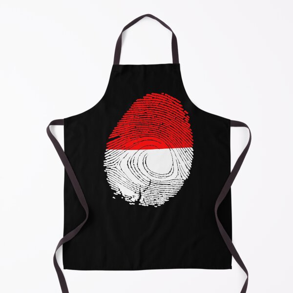 Item preview, Indonesia flag fingerprint designed and sold by Azeecreate009.