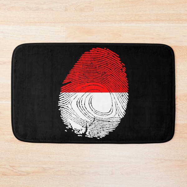 Item preview, Indonesia flag fingerprint designed and sold by Azeecreate009.