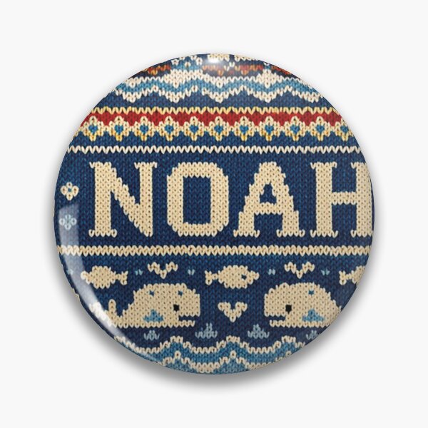 Item preview, Personalized name Noah in a nautical knit design designed and sold by Mauswohn.