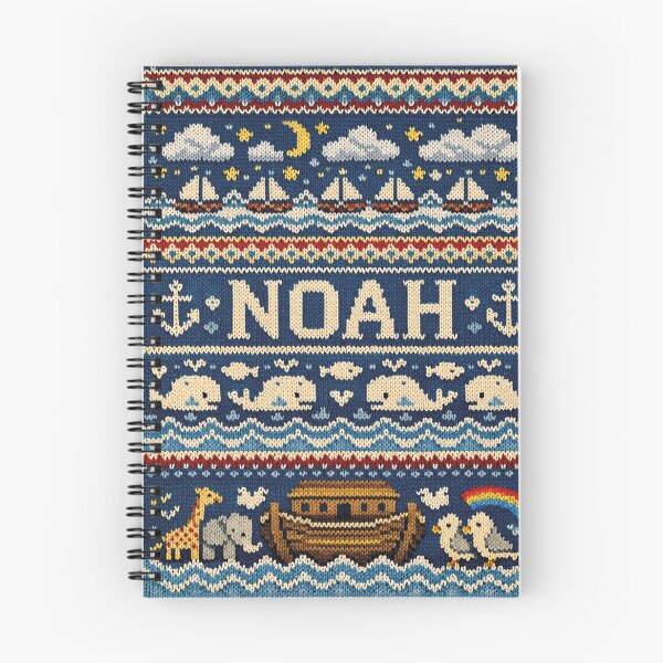 Item preview, Personalized name Noah in a nautical knit design designed and sold by Mauswohn.