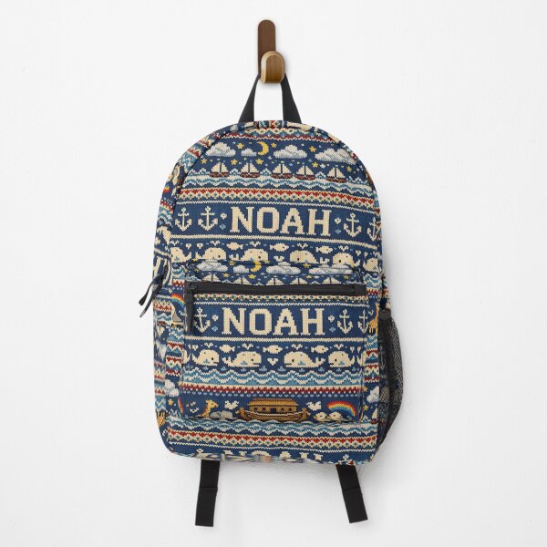 Item preview, Personalized name Noah in a nautical knit design designed and sold by Mauswohn.