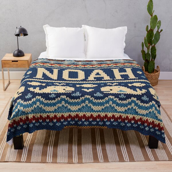 Item preview, Personalized name Noah in a nautical knit design designed and sold by Mauswohn.