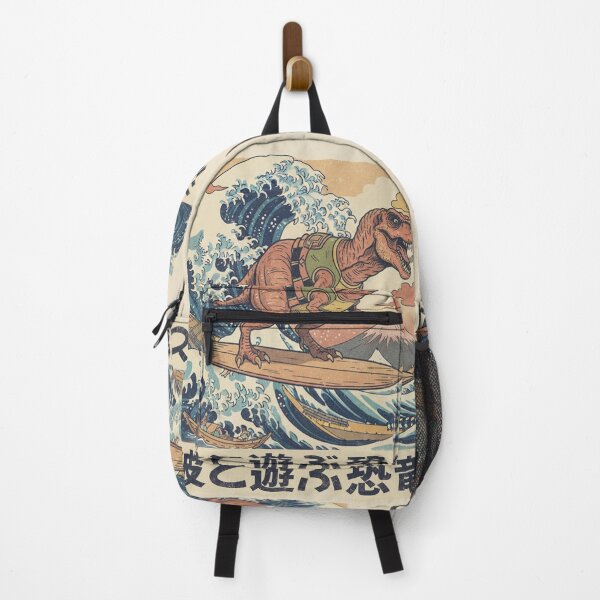 Item preview, Tyrannosaurus Surfing The Great Wave. designed and sold by EunsooLee.