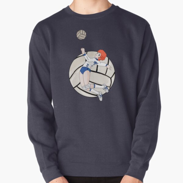 Jeanne and volleyball Pullover Sweatshirt