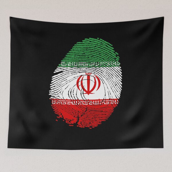 Item preview, Iran flag fingerprint designed and sold by Azeecreate009.