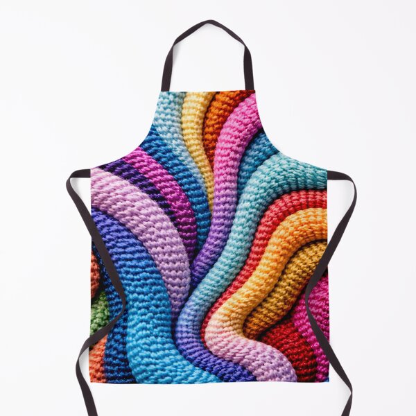 Item preview, Colorful Knit Rope Waves designed and sold by Kaleidoscope Print.