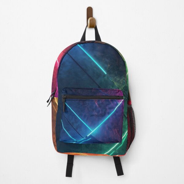 Item preview, Neon Concrete – Glowing Geometric Lines designed and sold by B-Russ-Stuff.