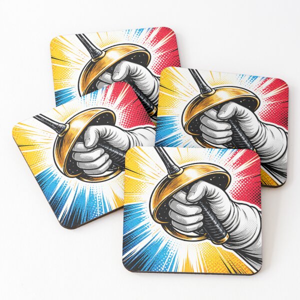 Item preview, Pop Art Fencing Gloves & Grip designed and sold by ChillCharmStudio.