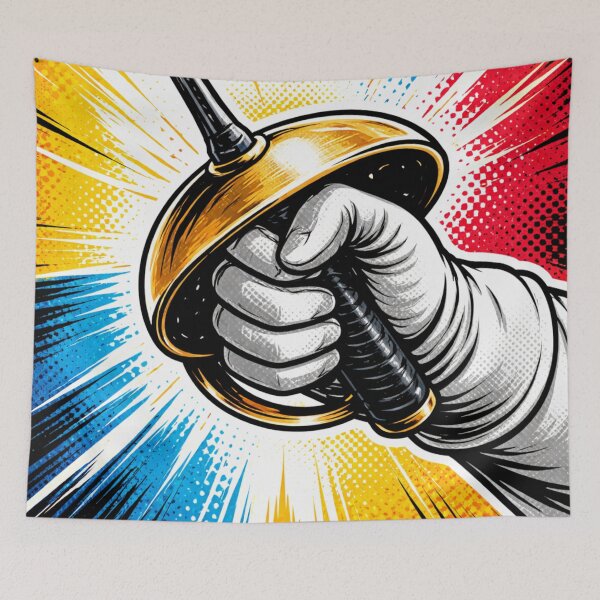 Item preview, Pop Art Fencing Gloves & Grip designed and sold by ChillCharmStudio.