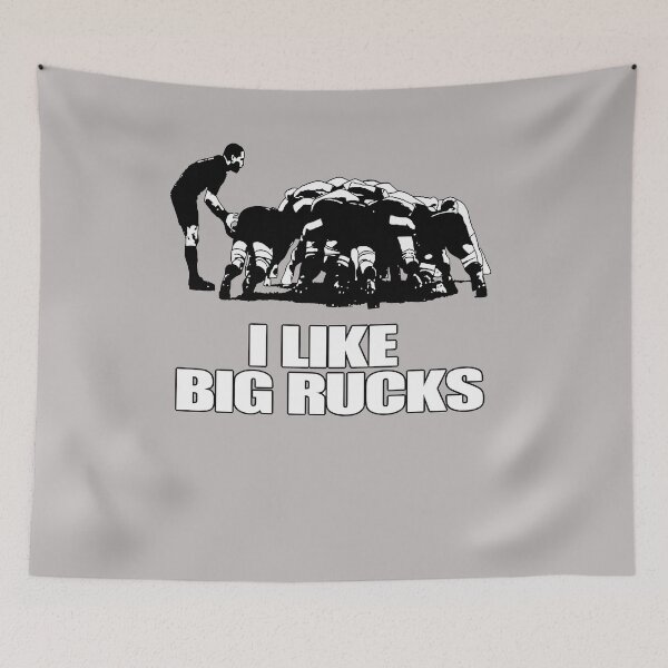 Item preview, I Like Big Rucks Rugby Lover Valentine designed and sold by taiche.