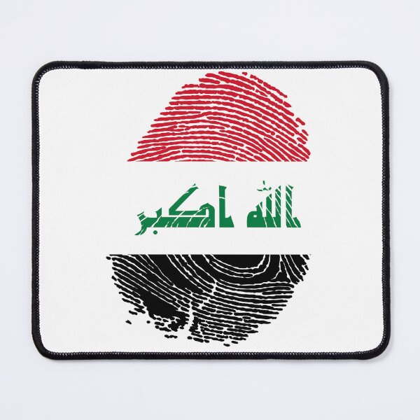 Item preview, Iraq flag fingerprint designed and sold by Azeecreate009.