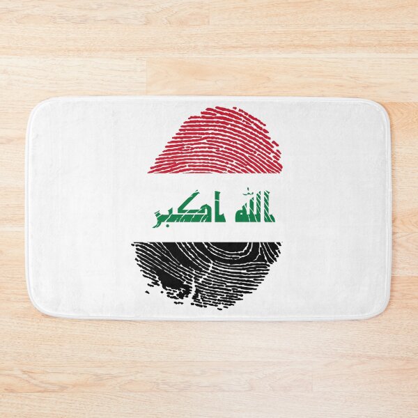 Item preview, Iraq flag fingerprint designed and sold by Azeecreate009.