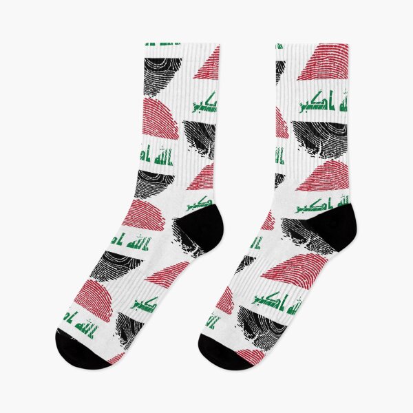 Item preview, Iraq flag fingerprint designed and sold by Azeecreate009.