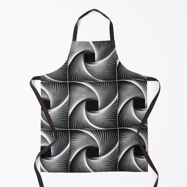 Item preview, Monochrome Spiral Grid designed and sold by Kaleidoscope Print.