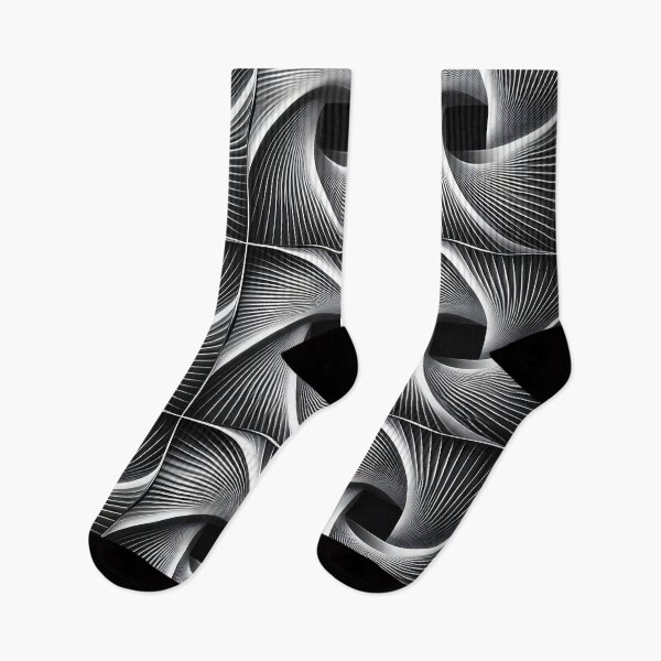 Item preview, Monochrome Spiral Grid designed and sold by Kaleidoscope Print.