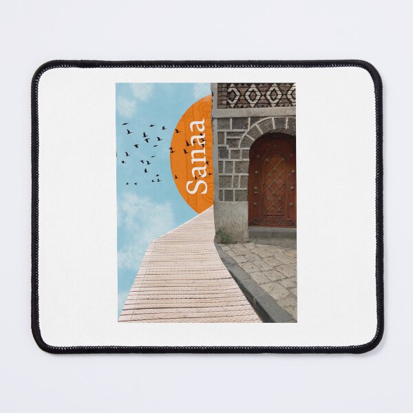 Item preview, Sanaa Yemen collage art designed and sold by Minilosha.