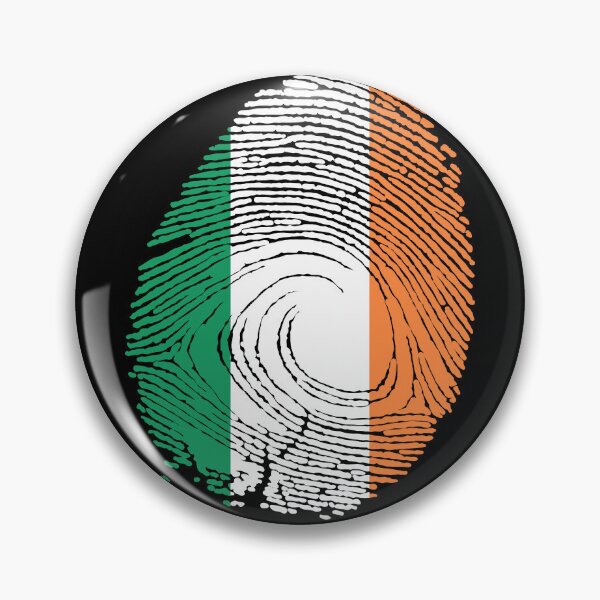 Item preview, Ireland flag fingerprint designed and sold by Azeecreate009.