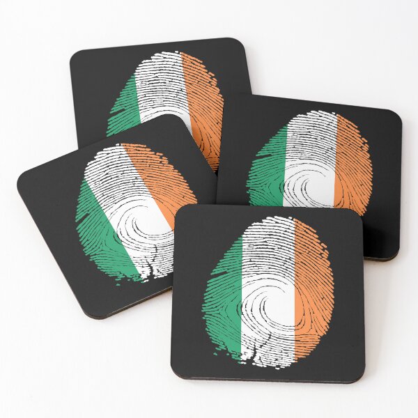 Item preview, Ireland flag fingerprint designed and sold by Azeecreate009.