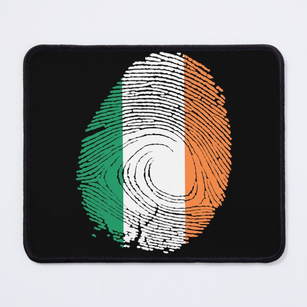 Item preview, Ireland flag fingerprint designed and sold by Azeecreate009.