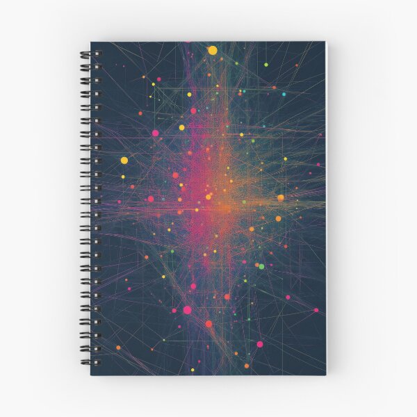 Item preview, Digital Neural Network – Colorful Data Art designed and sold by B-Russ-Stuff.