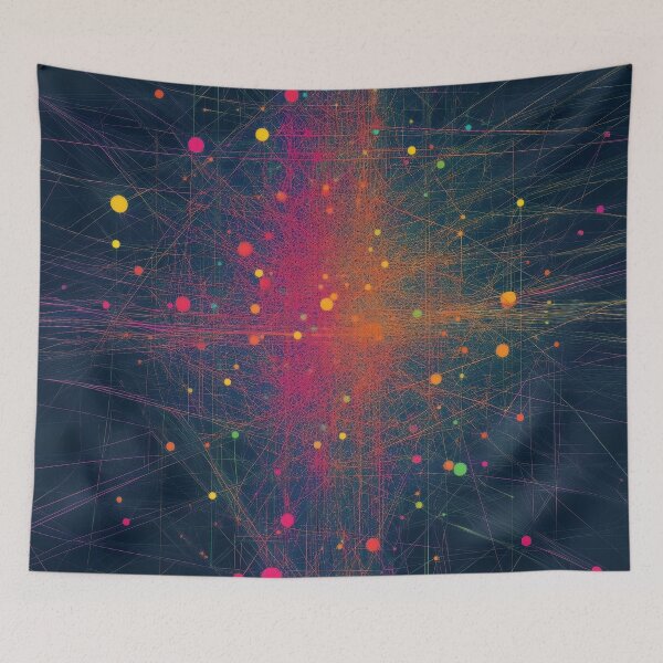 Item preview, Digital Neural Network – Colorful Data Art designed and sold by B-Russ-Stuff.
