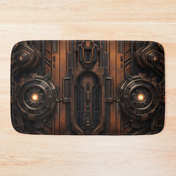 Item preview, Industrial Sci-Fi Vault Door designed and sold by Kaleidoscope Print.