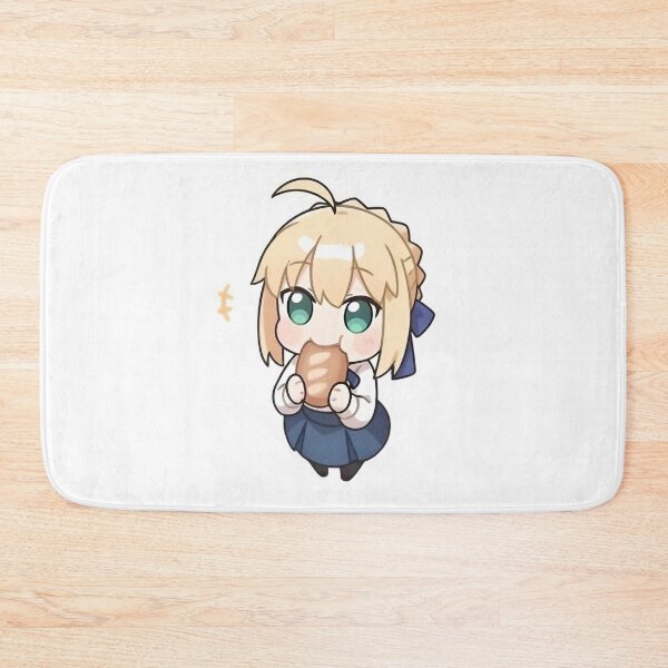 Item preview, Bread Time Chibi Girl – Cute Kawaii Anime Sticker designed and sold by Dyan4.