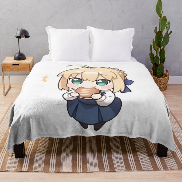 Item preview, Bread Time Chibi Girl – Cute Kawaii Anime Sticker designed and sold by Dyan4.