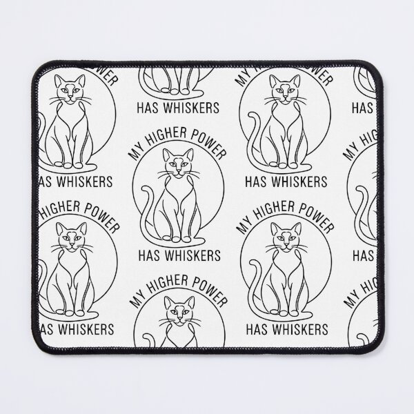 Item preview, My Higher Power Has Whiskers Cat Minimalist designed and sold by Death by Bunny.