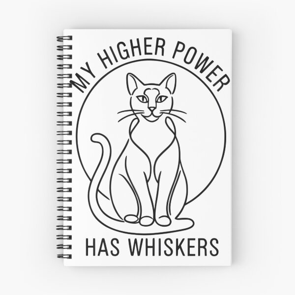 Item preview, My Higher Power Has Whiskers Cat Minimalist designed and sold by Death by Bunny.