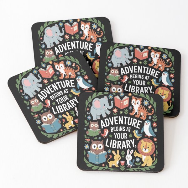 Item preview, Adventure Begins At Your Library Summer Reading 2024 Animals designed and sold by TeamLequid.