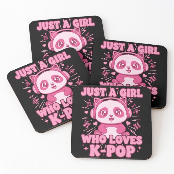 Item preview, Just A Girl Who Loves K-Pop Cute Kpop Korean Music designed and sold by LuminOrb.