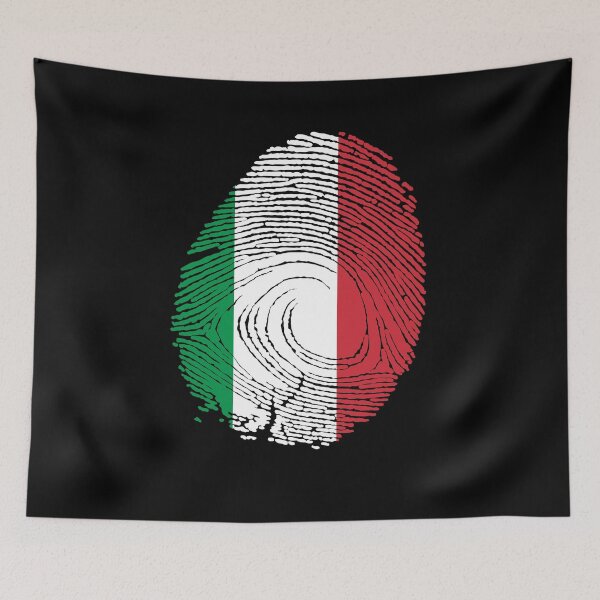 Item preview, Italy flag fingerprint designed and sold by Azeecreate009.