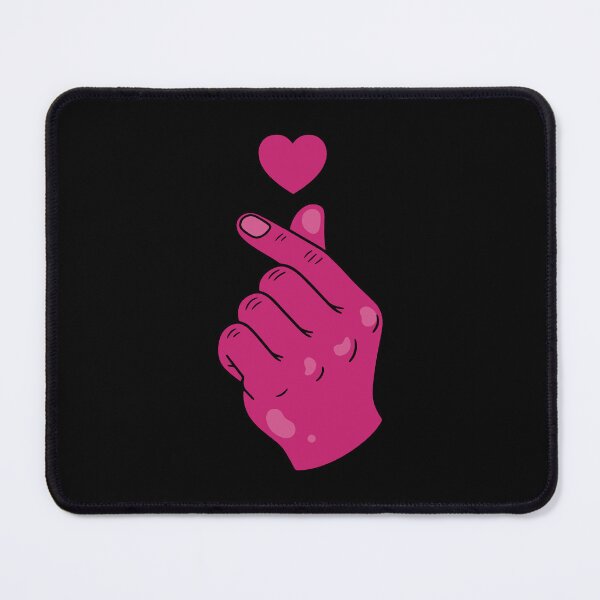 Item preview, Kpop Korean Music Cute Pink Finger Heart Love designed and sold by LuminOrb.