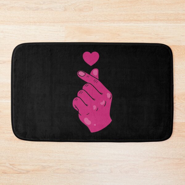 Item preview, Kpop Korean Music Cute Pink Finger Heart Love designed and sold by LuminOrb.