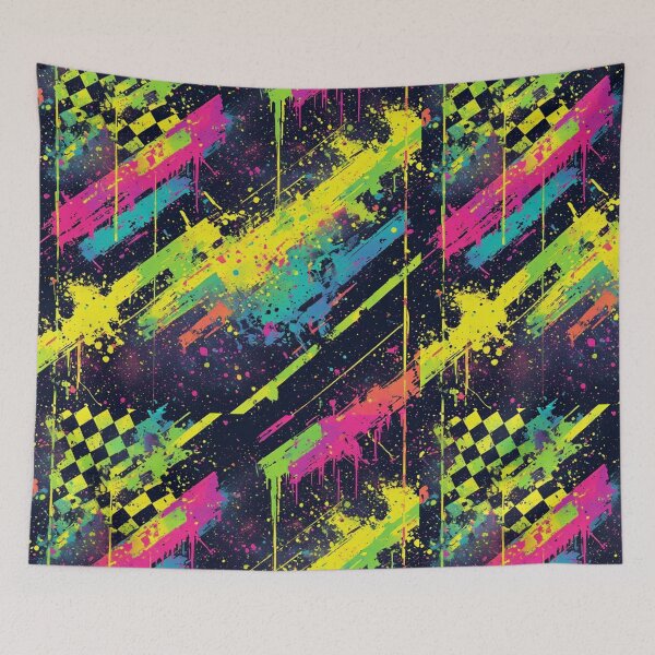 Item preview, funky Seamless Patterns  Colorful Urban Pop Art, Rainbow Gradients & Abstract Anime Vibes COOL  ART colorful  patterns seamless designs Colorful Cartoon Pattern Graffiti  designed and sold by Design Repo.