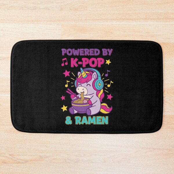 Item preview, Powered By K-Pop And Ramen Cute Korean Music designed and sold by LuminOrb.