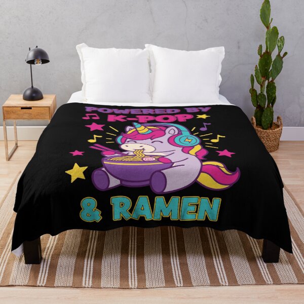 Item preview, Powered By K-Pop And Ramen Cute Korean Music designed and sold by LuminOrb.