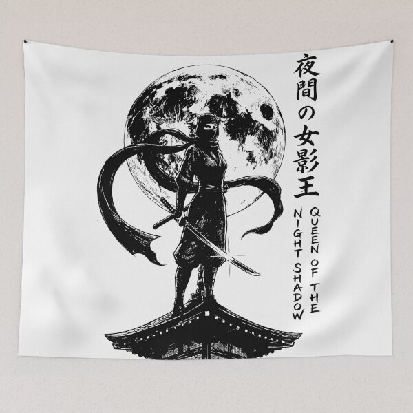 Item preview, The Moonlit Sentinel - Ninja Girl designed and sold by bapupa.
