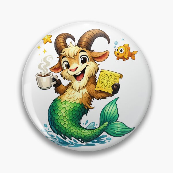 Item preview, Capricorn Zodiac Cartoon designed and sold by Arte Cartoon From TagTeam Group.