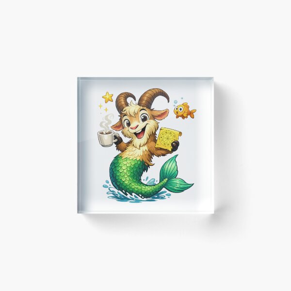 Item preview, Capricorn Zodiac Cartoon designed and sold by Arte Cartoon From TagTeam Group.