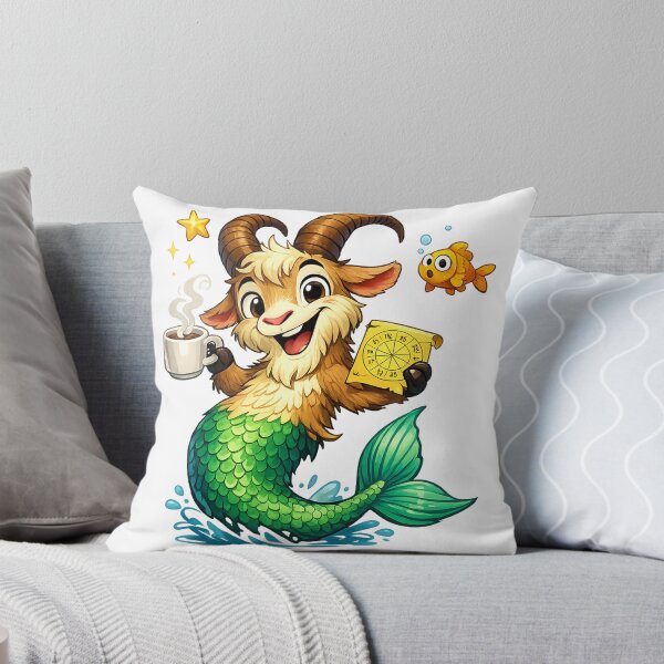 Item preview, Capricorn Zodiac Cartoon designed and sold by Arte Cartoon From TagTeam Group.