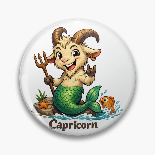 Item preview, Capricorn Zodiac: Cartoon astrology designed and sold by Arte Cartoon From TagTeam Group.