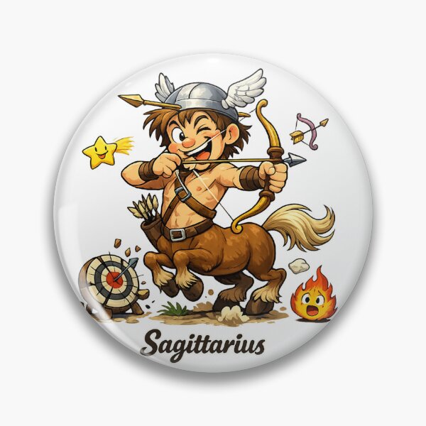 Item preview, Sagittarius Zodiac: Cartoon De-Sign astrology designed and sold by Arte Cartoon From TagTeam Group.