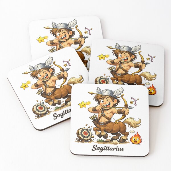 Item preview, Sagittarius Zodiac: Cartoon De-Sign astrology designed and sold by Arte Cartoon From TagTeam Group.