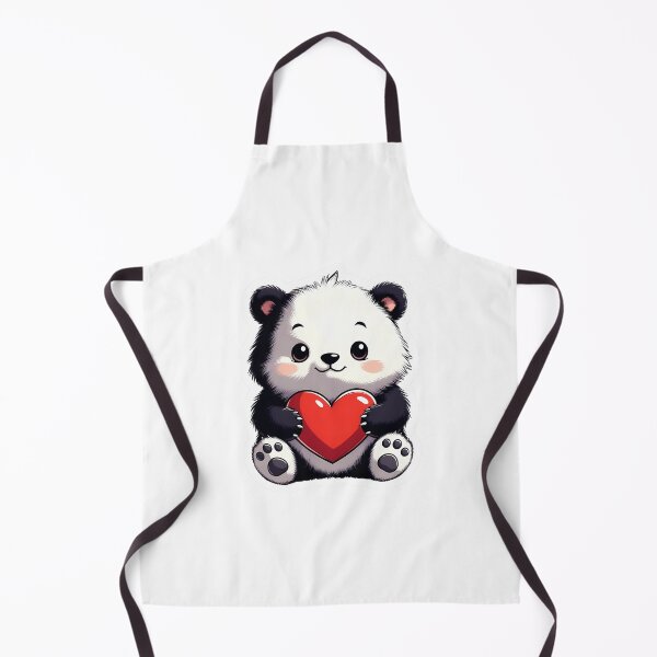 Item preview, Valentine panda with Heart, Cute Animal Illustration for T-Shirts & PNG designed and sold by Shirtazy.