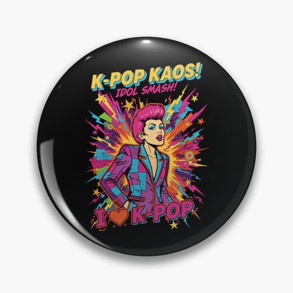 Item preview, K-Pop Kaos Idol Smash I Love K-Pop Korean Music designed and sold by LuminOrb.