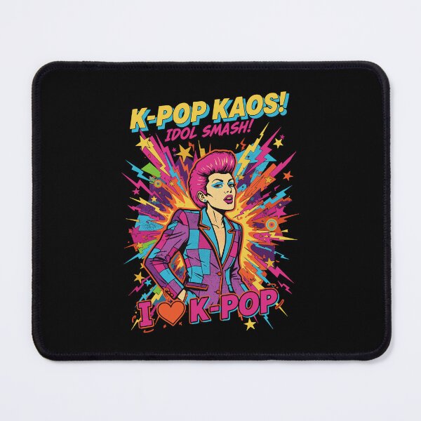 Item preview, K-Pop Kaos Idol Smash I Love K-Pop Korean Music designed and sold by LuminOrb.